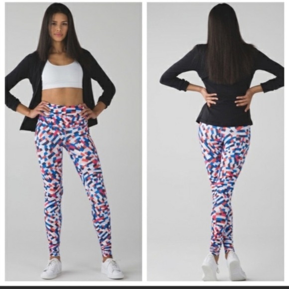 Lululemon Wunder Under Pant HR Capoeira Multi C2. - Picture 15 of 16